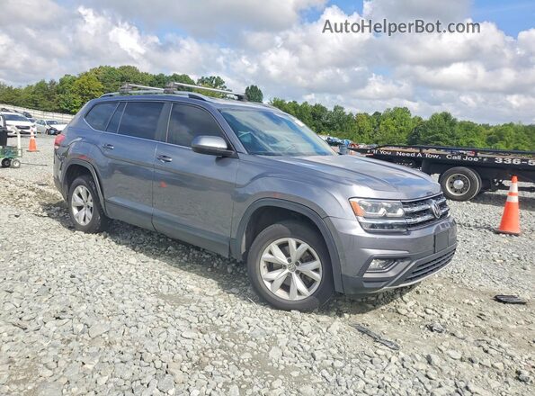1V2LR2CA5JC535911 2018 VOLKSWAGEN ATLAS Gray Przód prawy