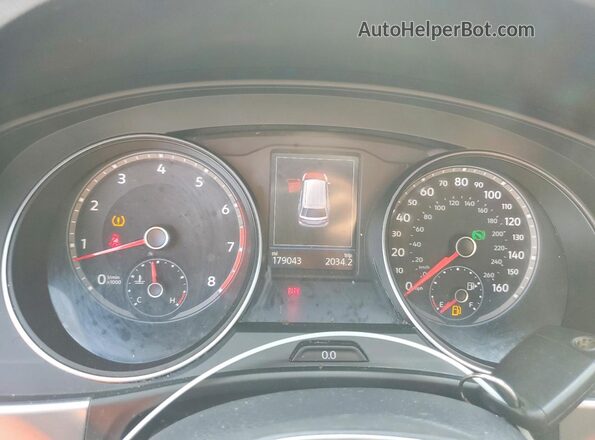 1V2LR2CA5JC535911 2018 VOLKSWAGEN ATLAS Gray Widok zestawu wskaźników