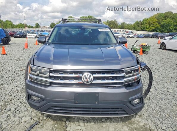 1V2LR2CA5JC535911 2018 VOLKSWAGEN ATLAS Gray Widok z przodu