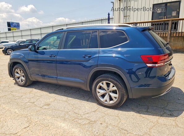 1V2LR2CA5KC612696 2019 VOLKSWAGEN ATLAS Blue Trasero izquierdo