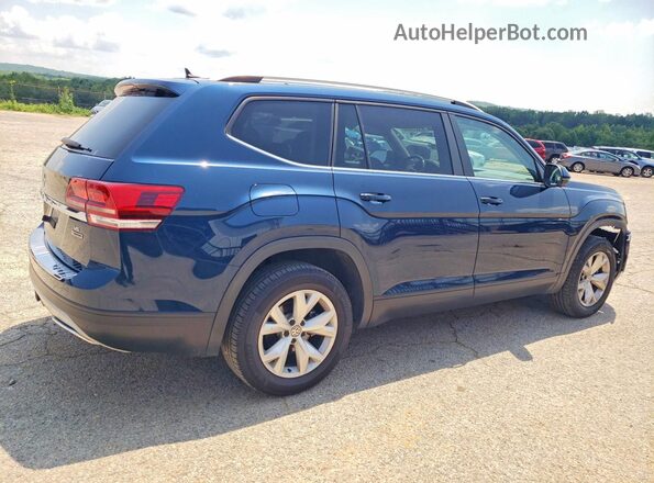 1V2LR2CA5KC612696 2019 VOLKSWAGEN ATLAS Blue Trasero derecho