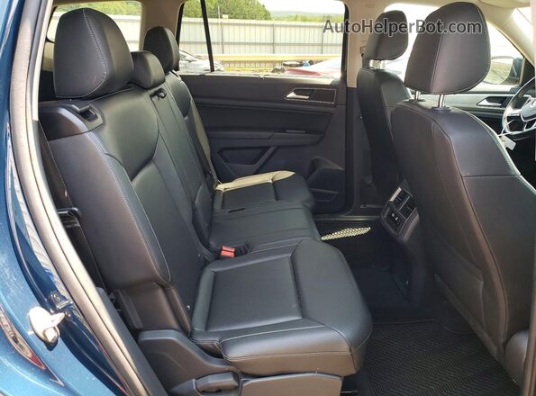 1V2LR2CA5KC612696 2019 VOLKSWAGEN ATLAS Blue Vista interior trasera