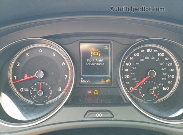 1V2LR2CA5KC612696 2019 VOLKSWAGEN ATLAS Blue Vista del cuadro de instrumentos