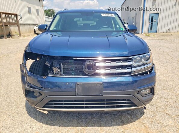 1V2LR2CA5KC612696 2019 VOLKSWAGEN ATLAS Blue Vista frontal