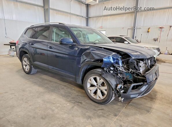 1V2LR2CA7JC513344 2018 VOLKSWAGEN ATLAS Blue Front right