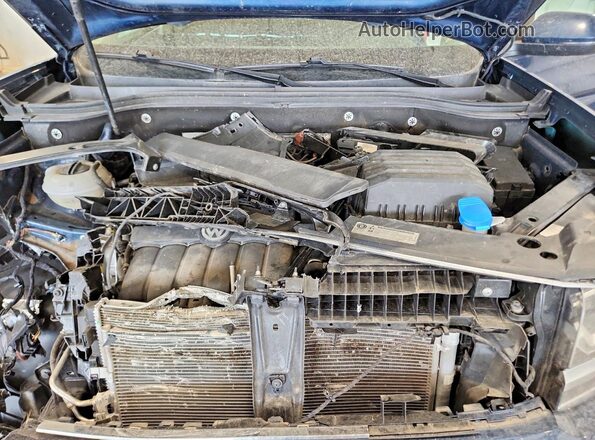 1V2LR2CA7JC513344 2018 VOLKSWAGEN ATLAS Blue Engine compartment view