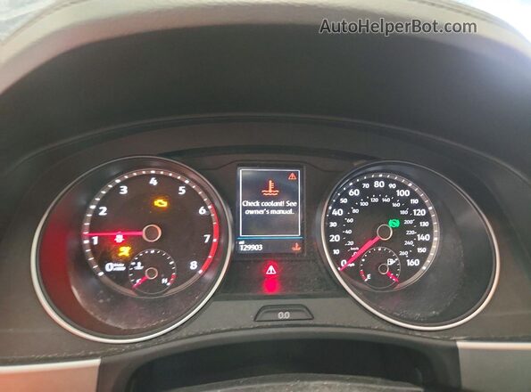1V2LR2CA7JC513344 2018 VOLKSWAGEN ATLAS Blue Instrument cluster view