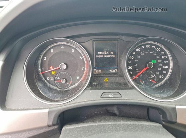 1V2LR2CA7KC515144 2019 VOLKSWAGEN ATLAS Silver ხელსაწყოთა პანელის ხედი