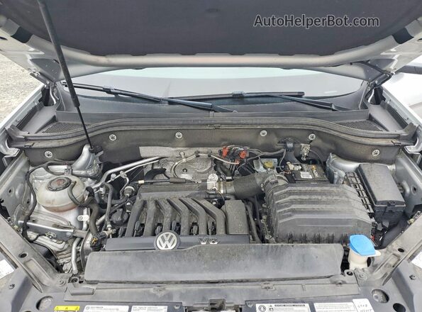 1V2LR2CA7KC515144 2019 VOLKSWAGEN ATLAS Silver ძრავის განყოფილების ხედი