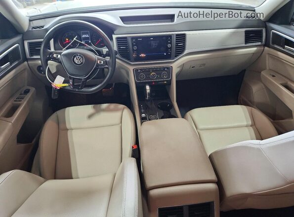 1V2LR2CA8KC621344 2019 VOLKSWAGEN ATLAS White Dashboard view