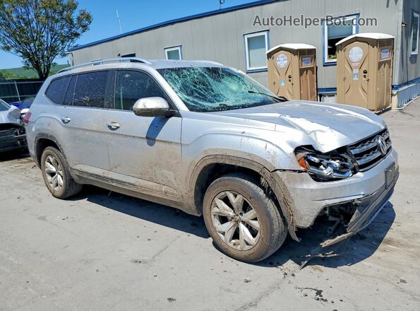 1V2LR2CA9JC511563 2018 VOLKSWAGEN ATLAS Silver Передня права чверть