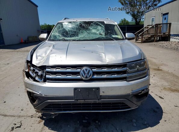 1V2LR2CA9JC511563 2018 VOLKSWAGEN ATLAS Silver Вид спереду