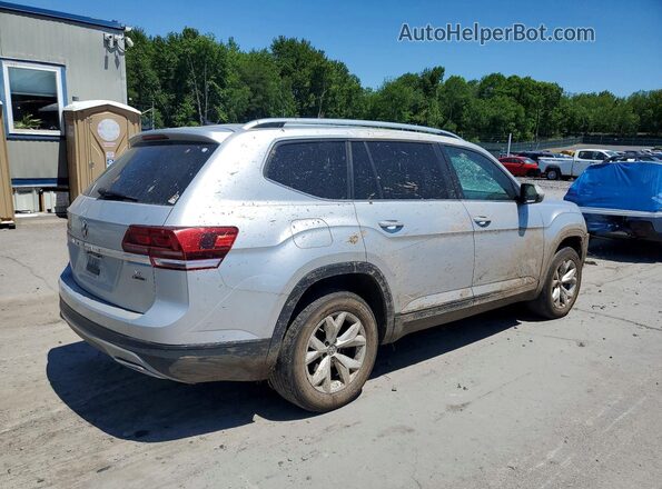 1V2LR2CA9JC511563 2018 VOLKSWAGEN ATLAS Silver Задня права чверть