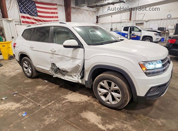 1V2LR2CA9KC561445 2019 VOLKSWAGEN ATLAS White Delantero derecho