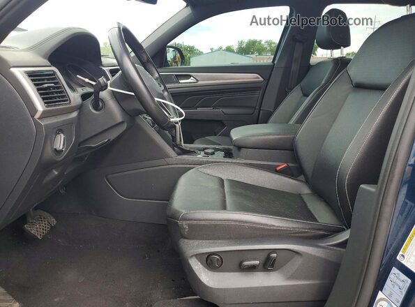 1V2MC2CA3LC203524 2020 VOLKSWAGEN ATLAS Blue Vista interior delantera