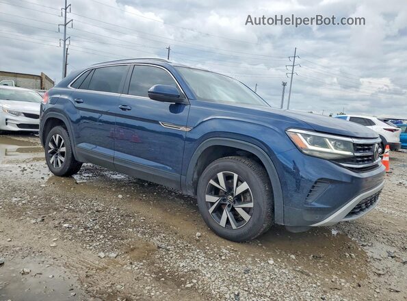 1V2MC2CA3LC203524 2020 VOLKSWAGEN ATLAS Blue Delantero derecho