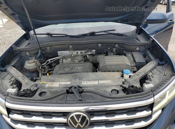1V2MC2CA3LC203524 2020 VOLKSWAGEN ATLAS Blue Vista interior trasera