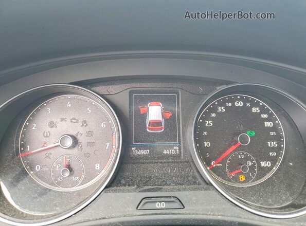 1V2MC2CA3LC203524 2020 VOLKSWAGEN ATLAS Blue Vista del cuadro de instrumentos