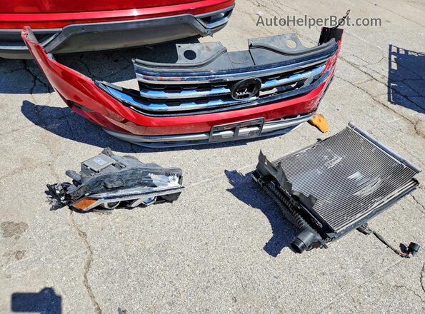 1V2MC2CA6LC202061 2020 VOLKSWAGEN ATLAS Red VIN կոդի պիտակի տեսք
