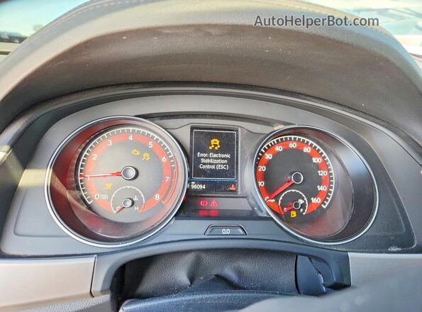 1V2MC2CA6LC202061 2020 VOLKSWAGEN ATLAS Red Սարքավորումների վահանակի տեսք