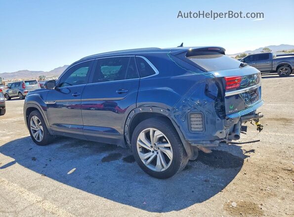 1V2ME2CA3LC208507 2020 VOLKSWAGEN ATLAS Blue Задня ліва чверть