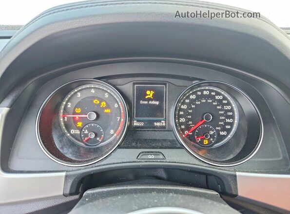1V2ME2CA4MC202121 2021 VOLKSWAGEN ATLAS Белый Вид щитка приборов