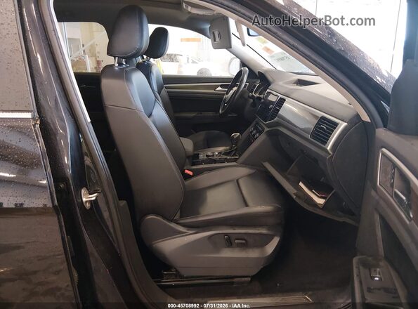 1V2MR2CA0JC535075 2018 VOLKSWAGEN ATLAS Black Вид салону спереду
