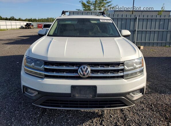 1V2MR2CA0JC596362 2018 VOLKSWAGEN ATLAS White წინა ხედი