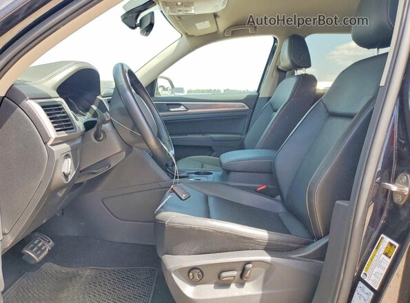 1V2MR2CA0MC525862 2021 VOLKSWAGEN ATLAS Black Вид салону спереду