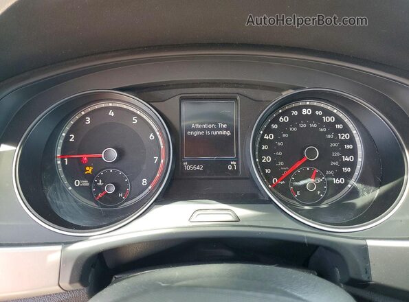 1V2MR2CA0MC525862 2021 VOLKSWAGEN ATLAS Black Вид щитка приладів