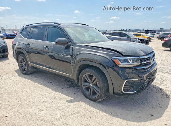 1V2MR2CA0MC525862 2021 VOLKSWAGEN ATLAS Black Передня права чверть