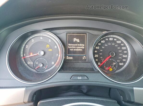 1V2MR2CA2MC531288 2021 VOLKSWAGEN ATLAS Gray Widok zestawu wskaźników