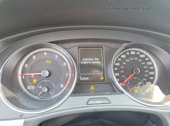 1V2MR2CA6JC508334 2018 VOLKSWAGEN ATLAS Silver Widok zestawu wskaźników