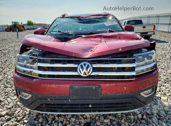 1V2MR2CA6JC520158 2018 VOLKSWAGEN ATLAS Red წინა ხედი