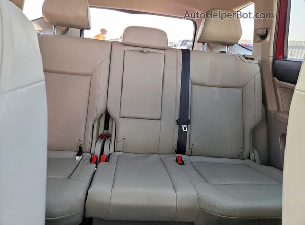 1V2MR2CA6JC520158 2018 VOLKSWAGEN ATLAS Red უკანა სავარძლების ხედი