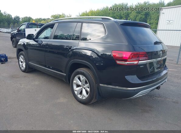 1V2MR2CA6JC540670 2018 VOLKSWAGEN ATLAS Black Հետևի ձախ
