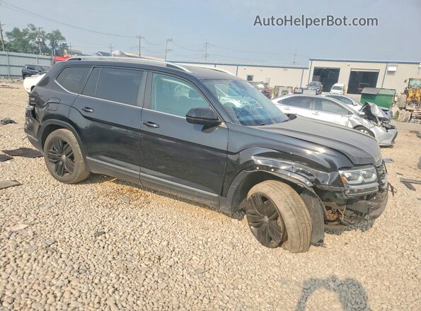 1V2MR2CA6JC566783 2018 VOLKSWAGEN ATLAS Black Przód prawy