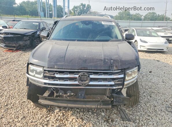 1V2MR2CA6JC566783 2018 VOLKSWAGEN ATLAS Black Widok z przodu