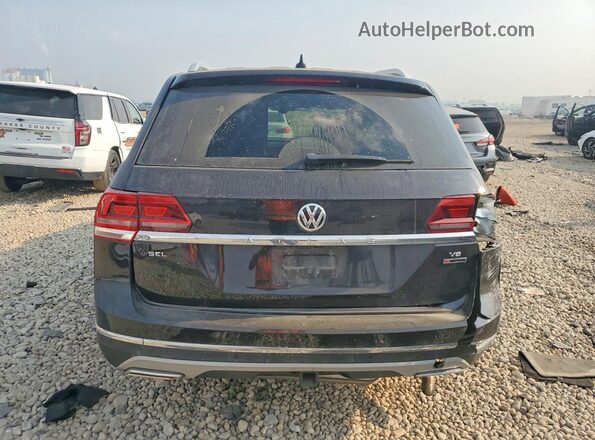 1V2MR2CA6JC566783 2018 VOLKSWAGEN ATLAS Black Widok z tyłu