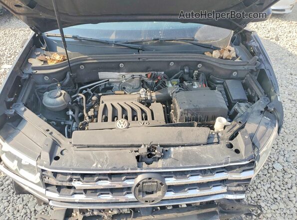1V2MR2CA6JC566783 2018 VOLKSWAGEN ATLAS Black Widok komory silnika