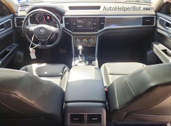1V2MR2CA6KC538239 2019 VOLKSWAGEN ATLAS Black Widok deski rozdzielczej