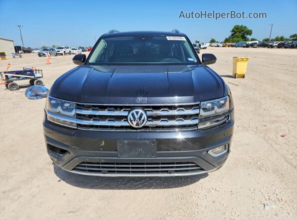 1V2MR2CA6KC538239 2019 VOLKSWAGEN ATLAS Black Widok z przodu