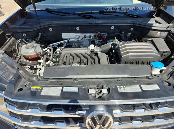 1V2MR2CA6KC538239 2019 VOLKSWAGEN ATLAS Black Widok komory silnika