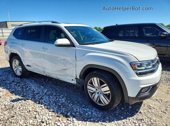 1V2MR2CA7KC567541 2019 VOLKSWAGEN ATLAS White Przód prawy