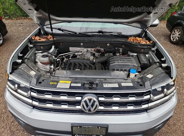 1V2MR2CA8JC544705 2018 VOLKSWAGEN ATLAS Silver ძრავის განყოფილების ხედი