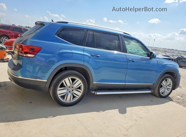 1V2MR2CA8KC510555 2019 VOLKSWAGEN ATLAS Blue Rear right