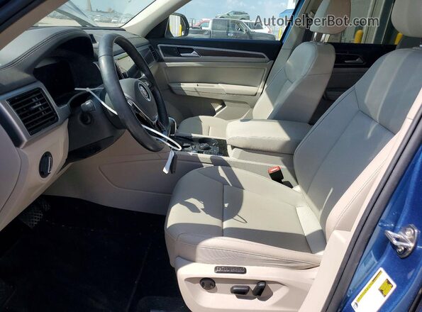 1V2MR2CA8KC510555 2019 VOLKSWAGEN ATLAS Blue Front interior view