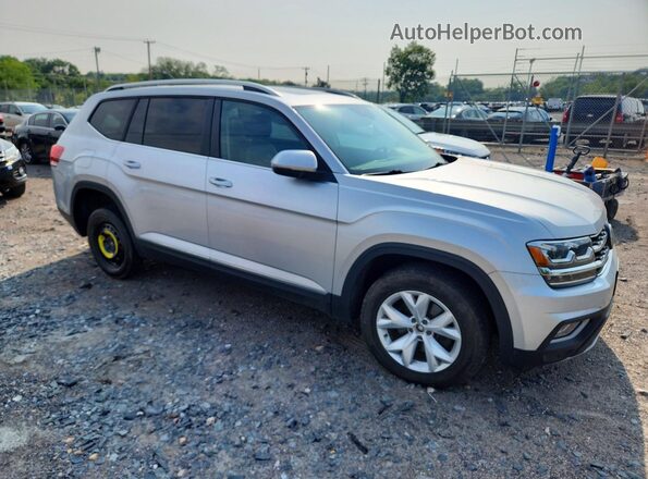 1V2MR2CAXJC533138 2018 VOLKSWAGEN ATLAS Silver Передня права чверть