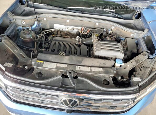 1V2NE2CA1LC208560 2020 VOLKSWAGEN ATLAS Blue Widok wnętrza z tyłu