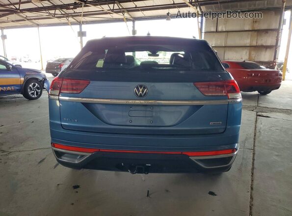 1V2NE2CA1LC208560 2020 VOLKSWAGEN ATLAS Blue Widok z tyłu